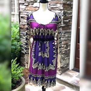 Nicole Miller patterned dress